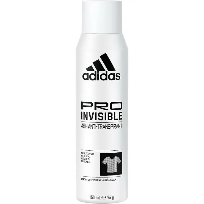 Adidas Pro Invisible Deodorant Spray Antiperspirant 48H 150ml