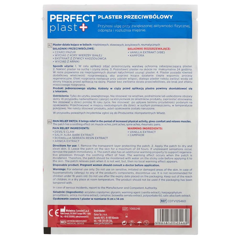 Perfect Plast+ Pain Relief Patch - Image 2