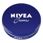 Iconic blue tin of NIVEA Creme moisturizing cream, known for rich hydration and skin protection.