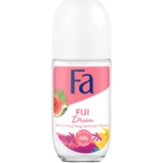 Fa, Fiji Dream, roll-on deodorant, anti-perspirant, melon scent, ylang ylang, 48h protection, tropical fragrance, sweat protection, body odor control, alcohol-free deodorant, skin-friendly, daily freshness, Fa roll-on, exotic scent