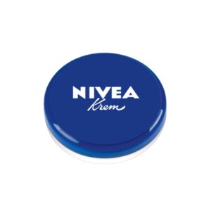 50ml blue tin of NIVEA Creme with white logo on the lid.
