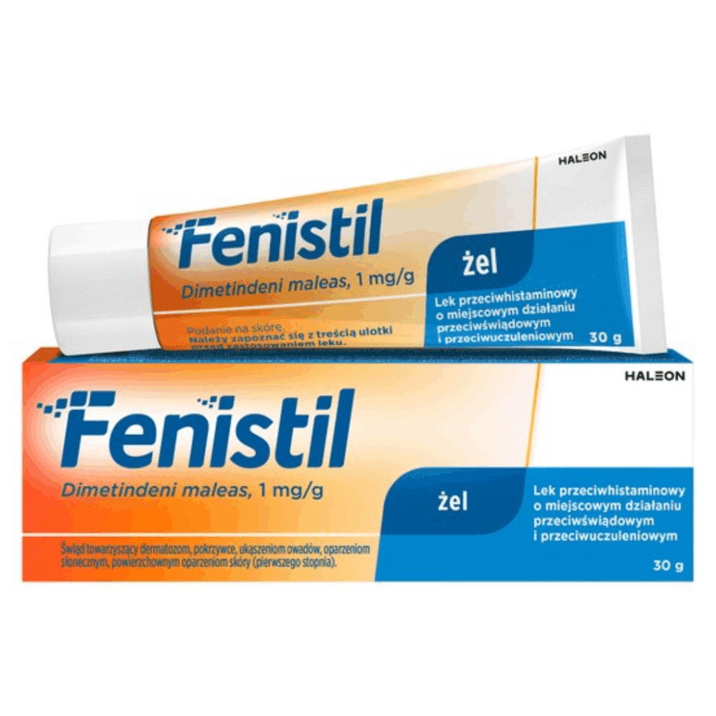 Fenistil Gel 30g – Antihistamine Treatment for Itching, Allergies, Bites & Skin Irritations