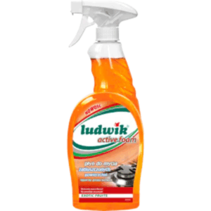 Ludwik Active Foam Cleaner Exotic Fruits – kitchen degreaser spray 500ml for greasy surfaces
