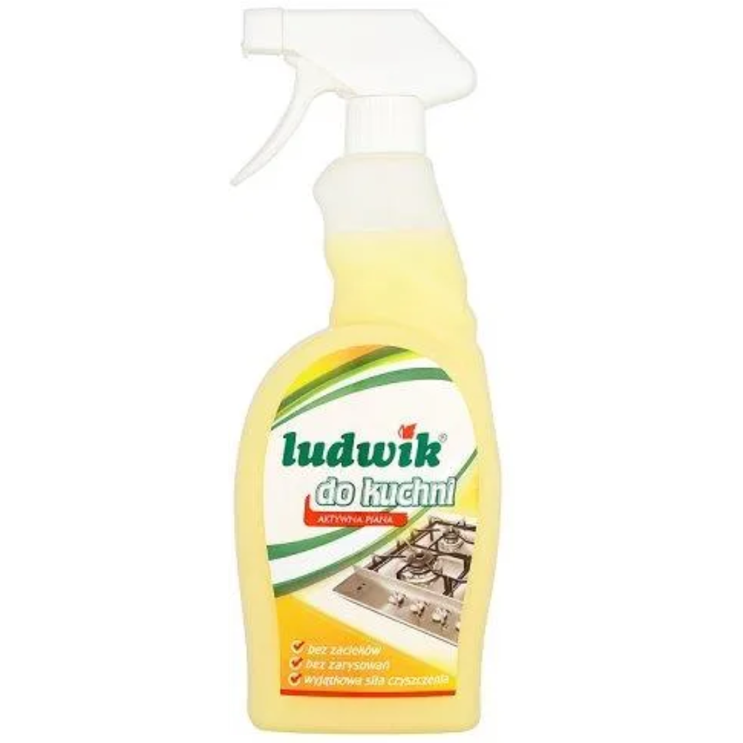 Ludwik Kitchen Cleaner – Active Foam Spray for Grease and Dirt – 500ml