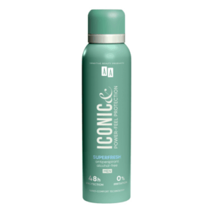 AA ICONIC Men Superfresh Antiperspirant Spray – 48h Alcohol-Free Protection
