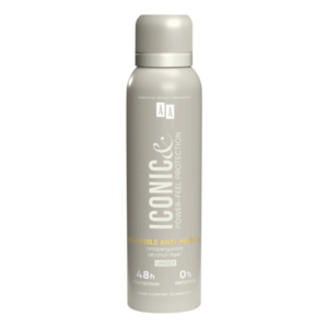 AA ICONIC Unisex Invisible Anti-Marks Antiperspirant – 48h Alcohol-Free Deodorant Spray