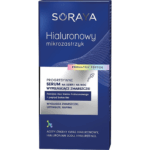 Box of Soraya Hyaluronic Microinjection Progressive Wrinkle-Filling Serum with ProMatrix Peptide for day and night use