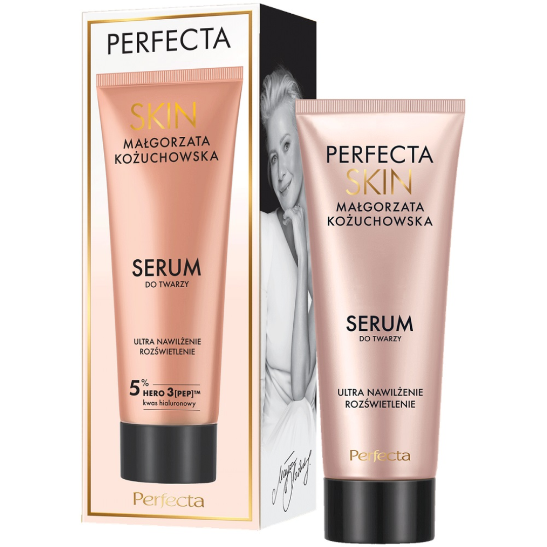 Perfecta Skin Małgorzata Kożuchowska Ultra Moisturizing & Brightening Face Serum 30 ml – Hyaluronic Acid - Image 2
