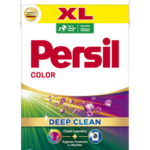 Persil Color XL deep clean laundry detergent powder box with colorful design and 50 wash capacity