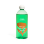 Ziaja Intimate Wash Gel Marigold Moisturising in a green bottle with a white cap.