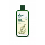 Herbal Care Chamomile Shampoo for blonde and lightened hair in a green bottle.