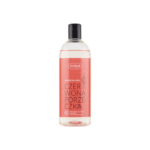 Ziaja Red Currant Shower Gel in a clear bottle with a black flip-top cap and pink label.