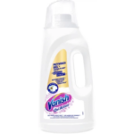 Vanish Oxi Action Gel Stain Remover for Whites 2L in a white bottle with measuring cap.