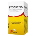 Etopiryna pain relief and anti-inflammatory tablets, 50-tablet pack.