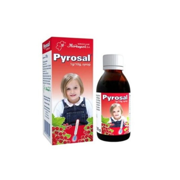 Bottle of Pyrosal® syrup by Herbapol Wrocław